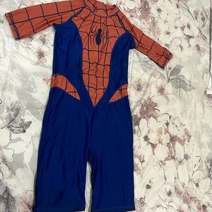 Spiderman one piece rash guard swimsuit made for autistic children